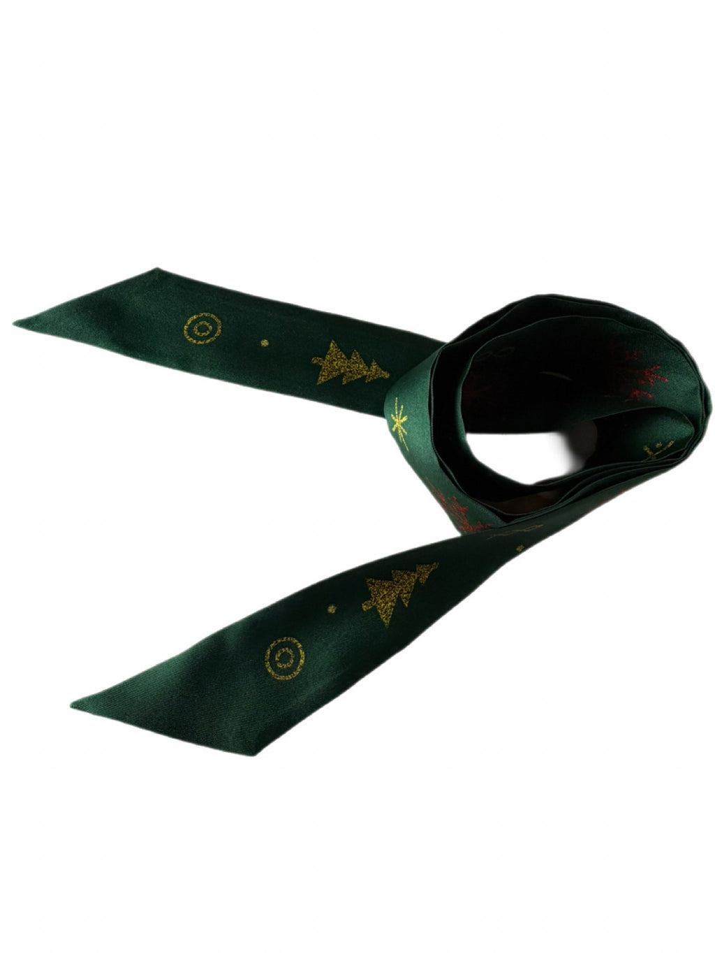 Limited Edition Christmas Silk Twilly Print Scarf