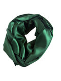 Silk Rectangle Scarf — 19mm | Core Collection (Navy Blue & Emerald Green)